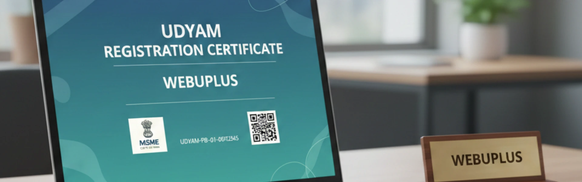 WebuPlus is a Udyam(MSME) Registered Company