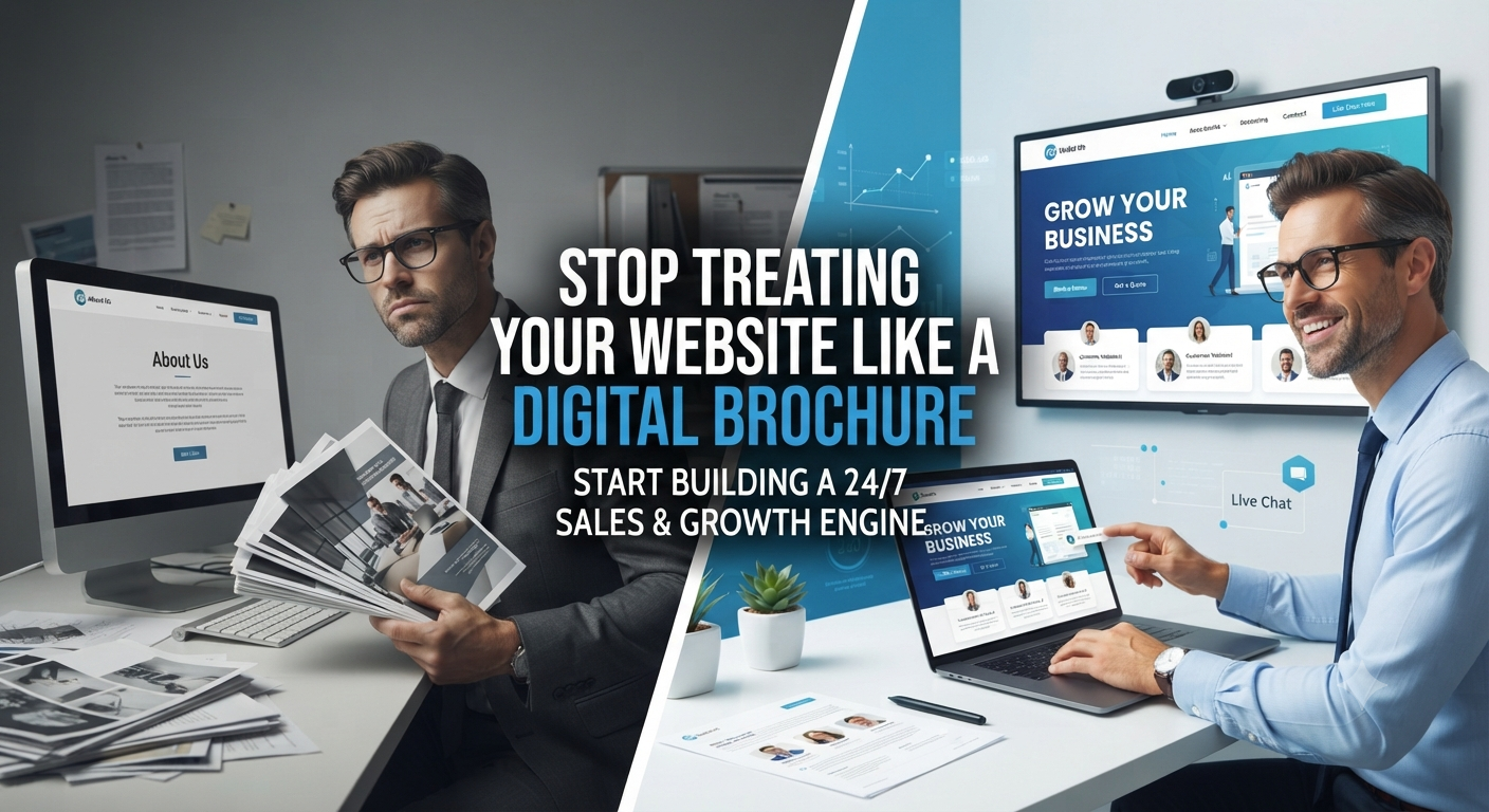 Stop Treating Your Website Like a Digital Brochure | Web Strategy