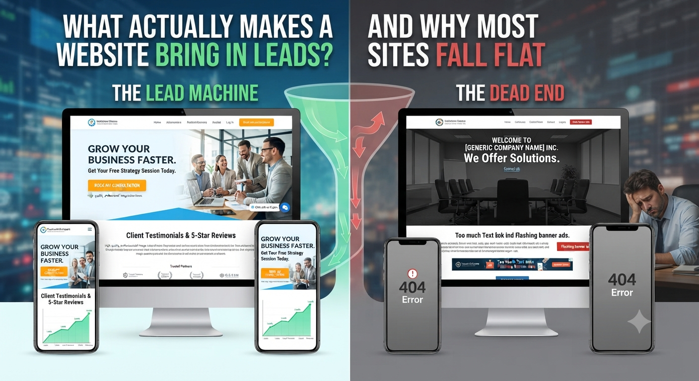 What Actually Makes a Website Bring in Leads? (And Why Most Sites Fall Flat)
