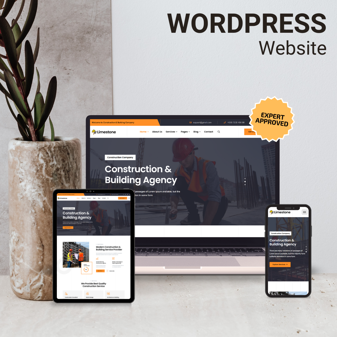 Construction & Building Agency WordPress Theme
